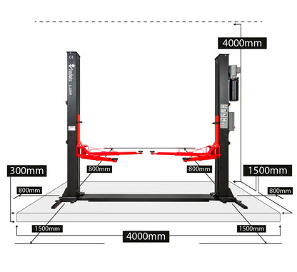 Pont 4 Tonnes avec renfort –  L-220R Redats