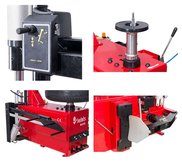 Démonte-pneus semi-automatique avec bras élévateur RUN-FLAT- REDATS M-215 - 400V